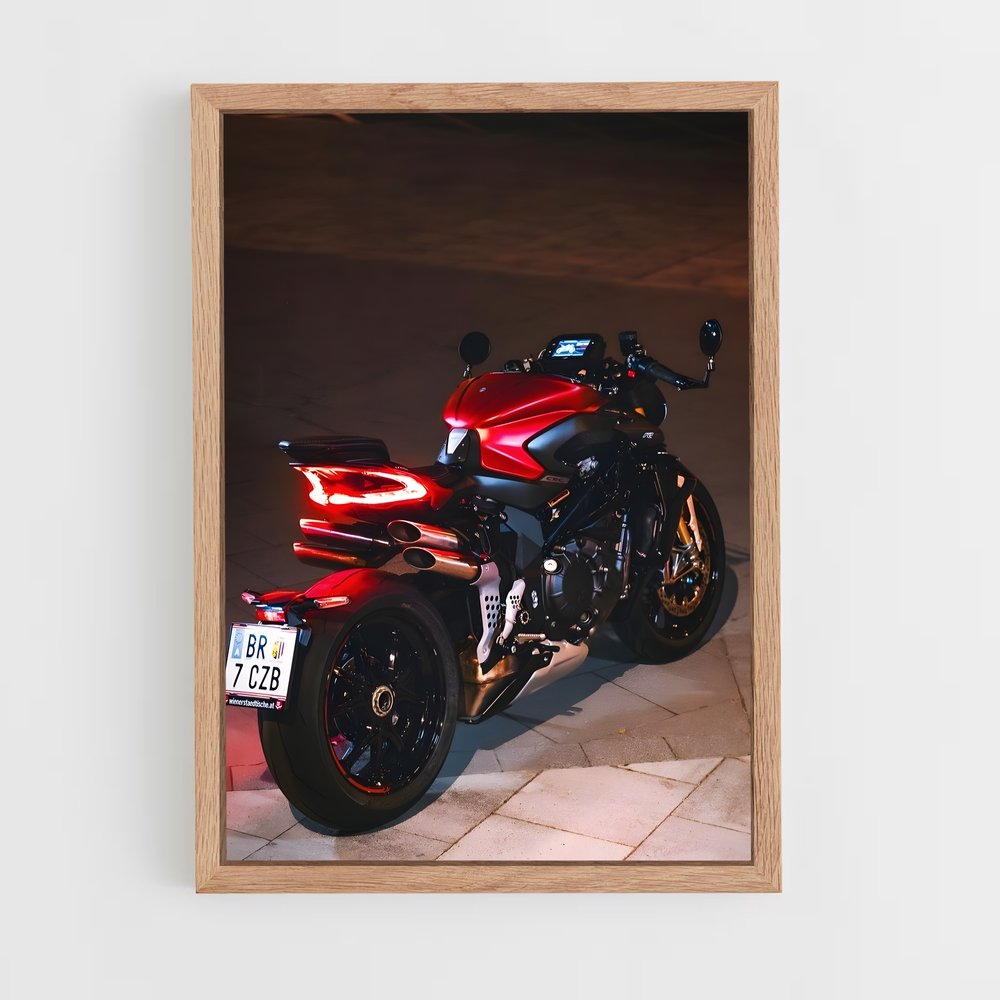 Poster Mv Agusta élégant (vue 4)